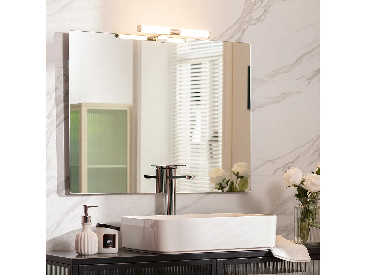 Aplique Espejo Baño New Bora Bora 6W 3000K Blanco Cálido