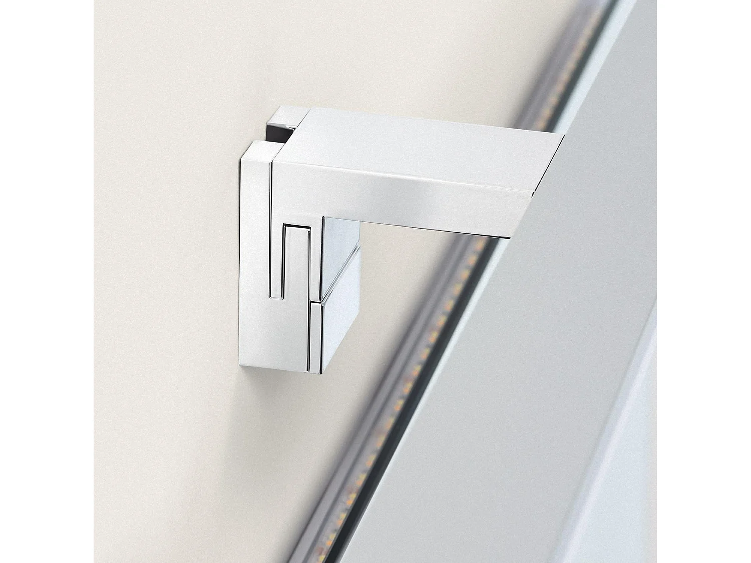 Applique Specchio da Bagno 12W Argento Big Kendari 2700K Bianco Caldo