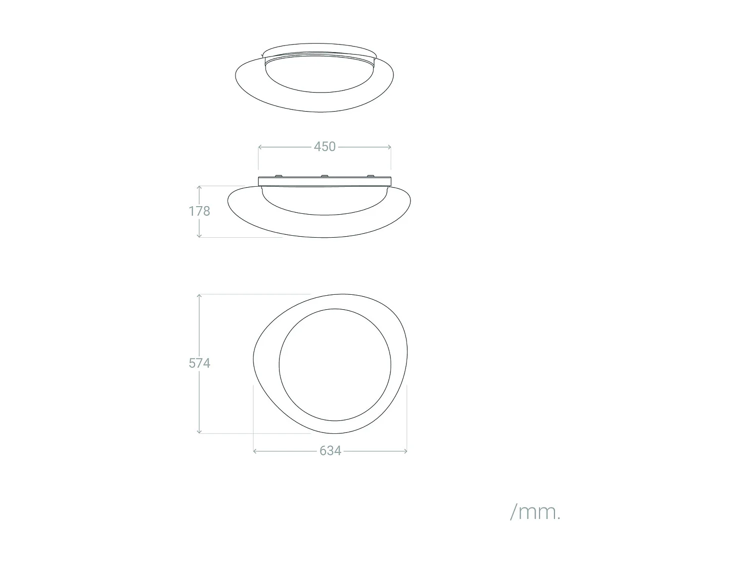 Applique Murale LED 30W Métal et Méthacrylate CCT Sélectionnable Camden L CCT 2700K - 3300K - 4000K