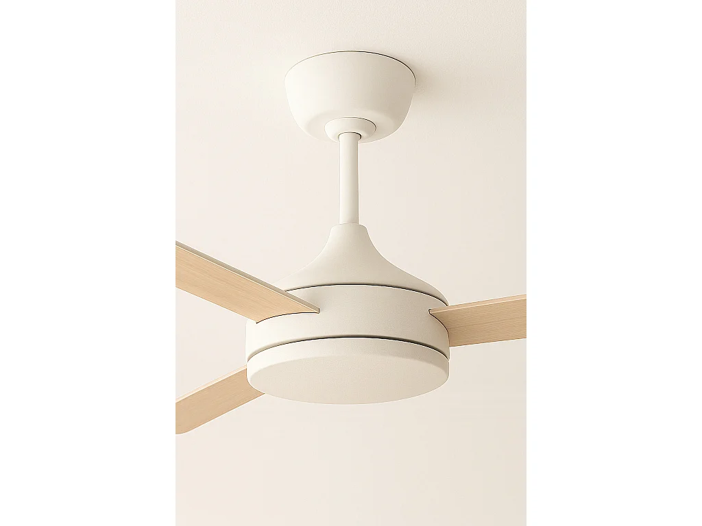 Ventilador de Techo Silencioso Navy 107cm Motor DC para Exterior Blanco Sin Luz Mando a Distancia Wifi: False