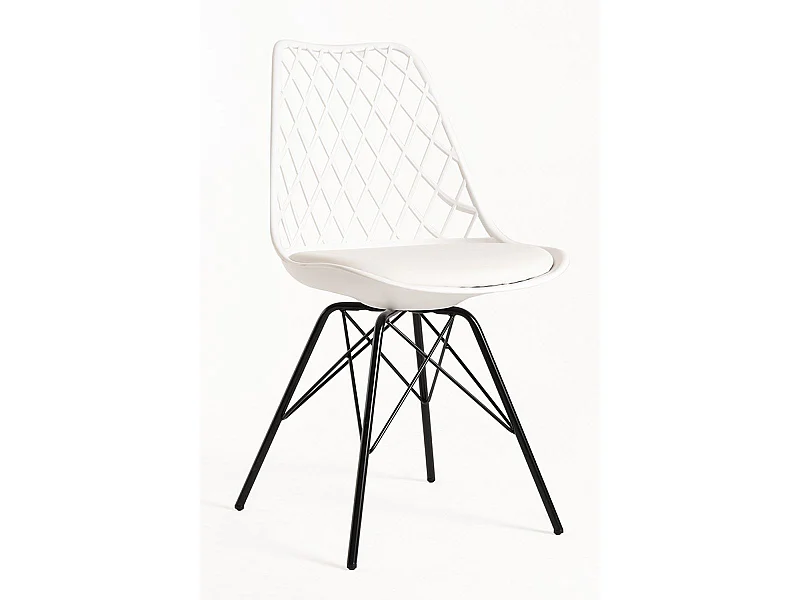 Packs Sillas Comedor - Pack 2 Sillas Iron Mima - Blanco