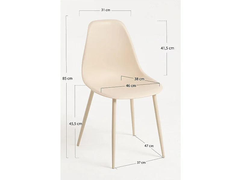 Sillas Comedor - Silla Mykle Total - Beige