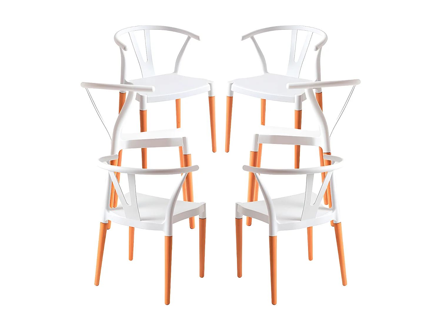 Packs Sillas Comedor - Pack 6 Sillas Tahi - Blanco