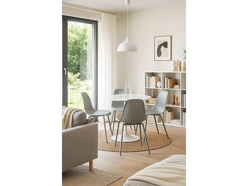 Sillas Comedor - Silla Mykle Total - Gris claro