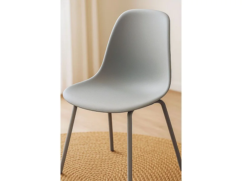 Sillas Comedor - Silla Mykle Total - Gris claro