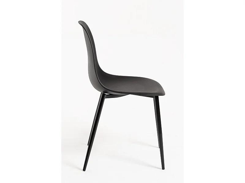 Packs Sillas Comedor - Pack 4 Sillas Mykle Total - Negro