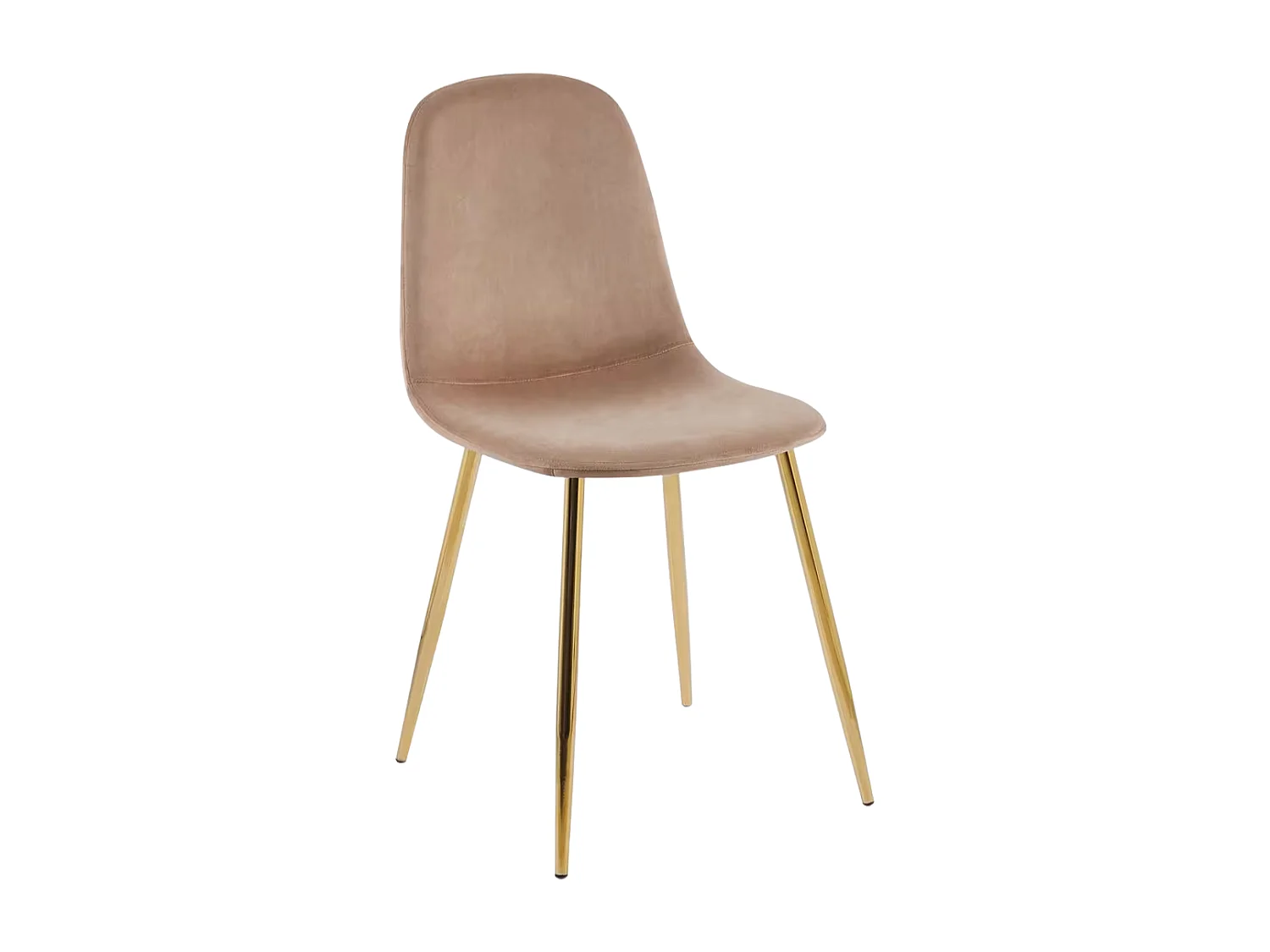 Sillas Comedor - Silla Golden Teok Terciopelo - Champán