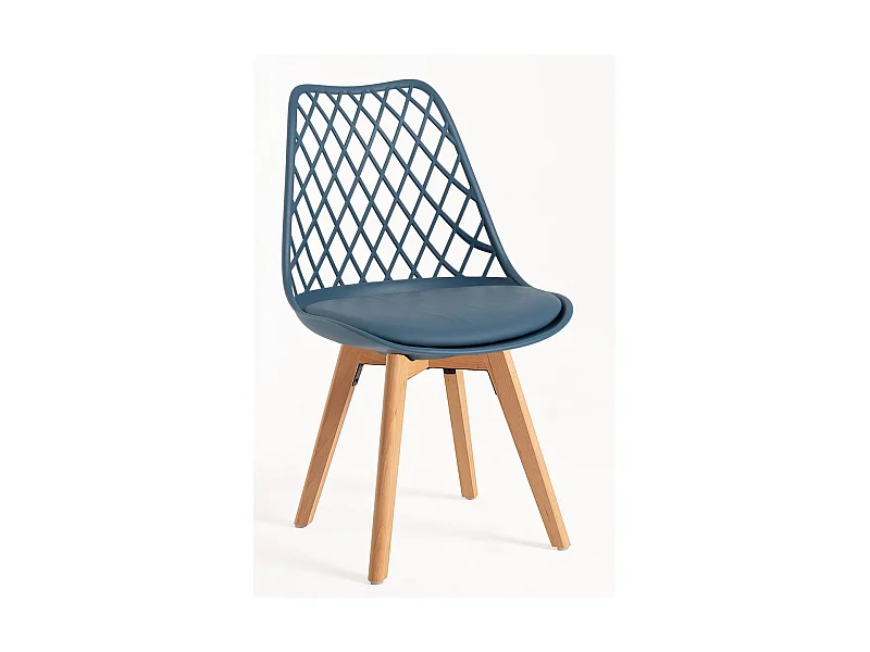 Packs Sillas Comedor - Pack 4 Sillas Mima - Azul Petróleo