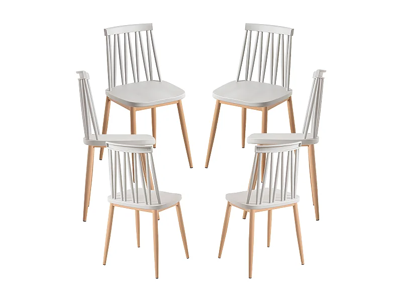 Packs Sillas Comedor - Pack 6 Sillas Tilba - Gris claro