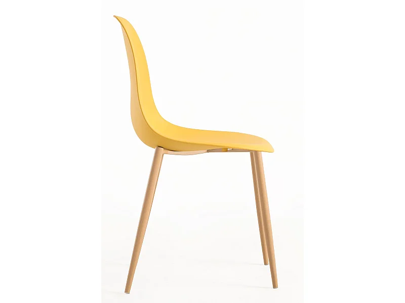 Packs Sillas Comedor - Pack 6 Sillas Mykle - Amarillo