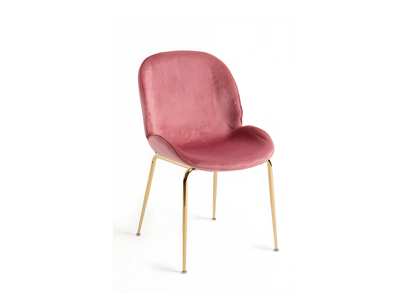 Sillas Comedor - Silla Bille Golden Terciopelo - Rosa