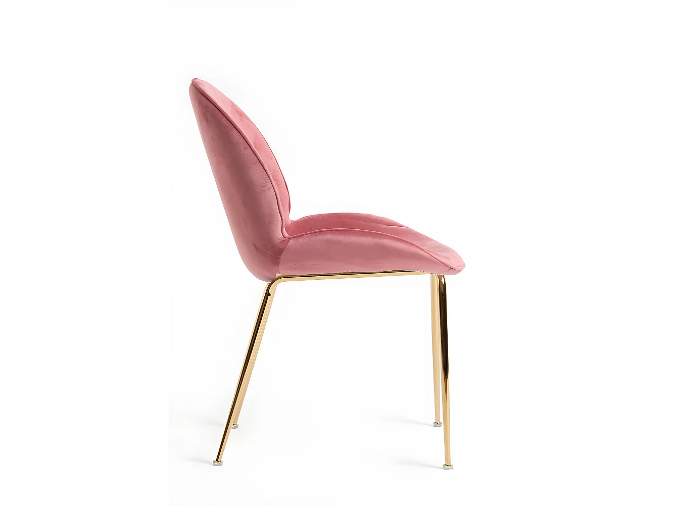 Sillas Comedor - Silla Bille Golden Terciopelo - Rosa