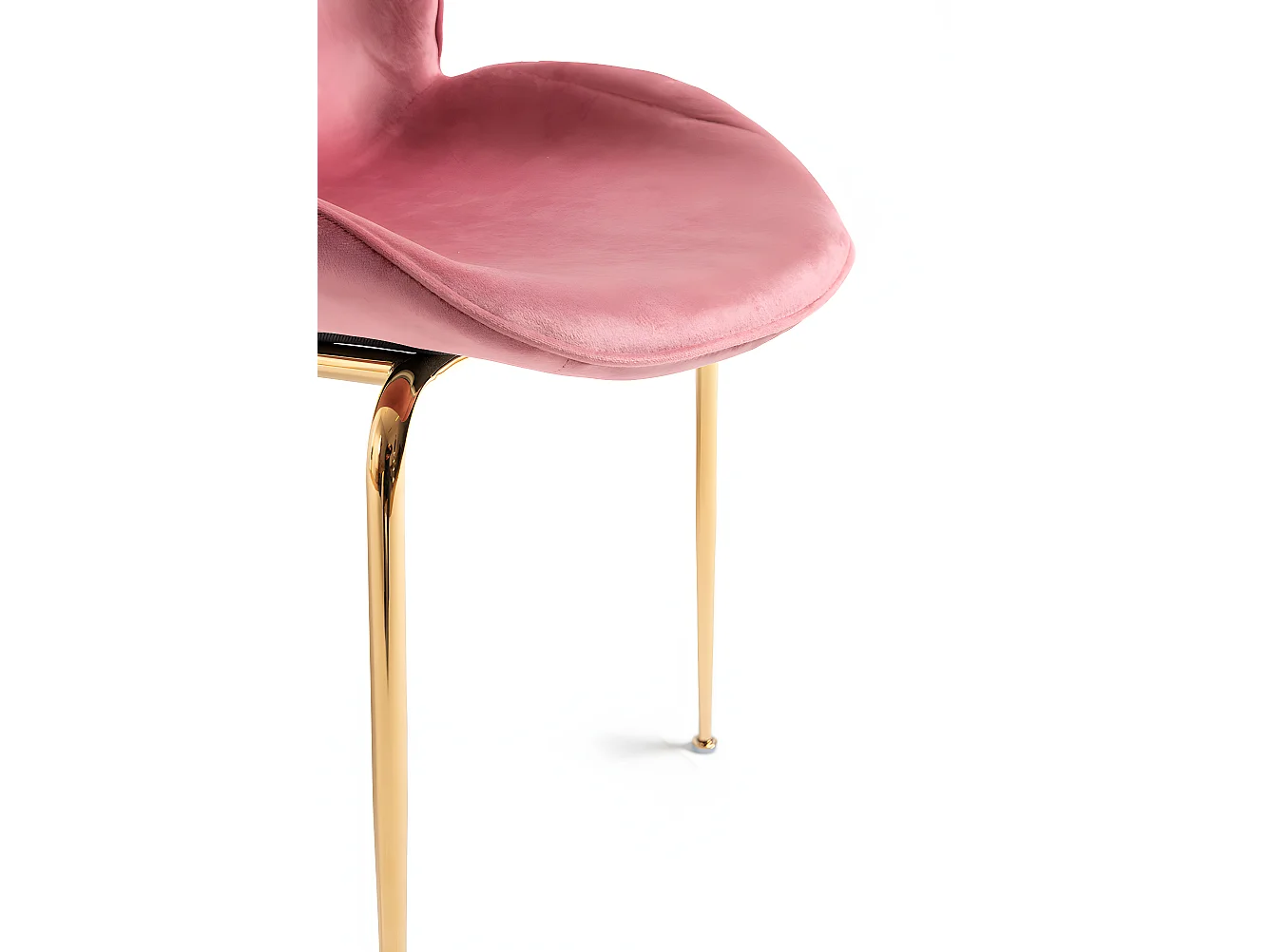 Sillas Comedor - Silla Bille Golden Terciopelo - Rosa