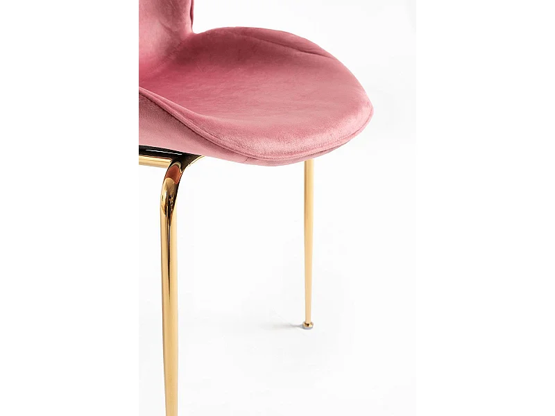 Sillas Comedor - Silla Bille Golden Terciopelo - Rosa
