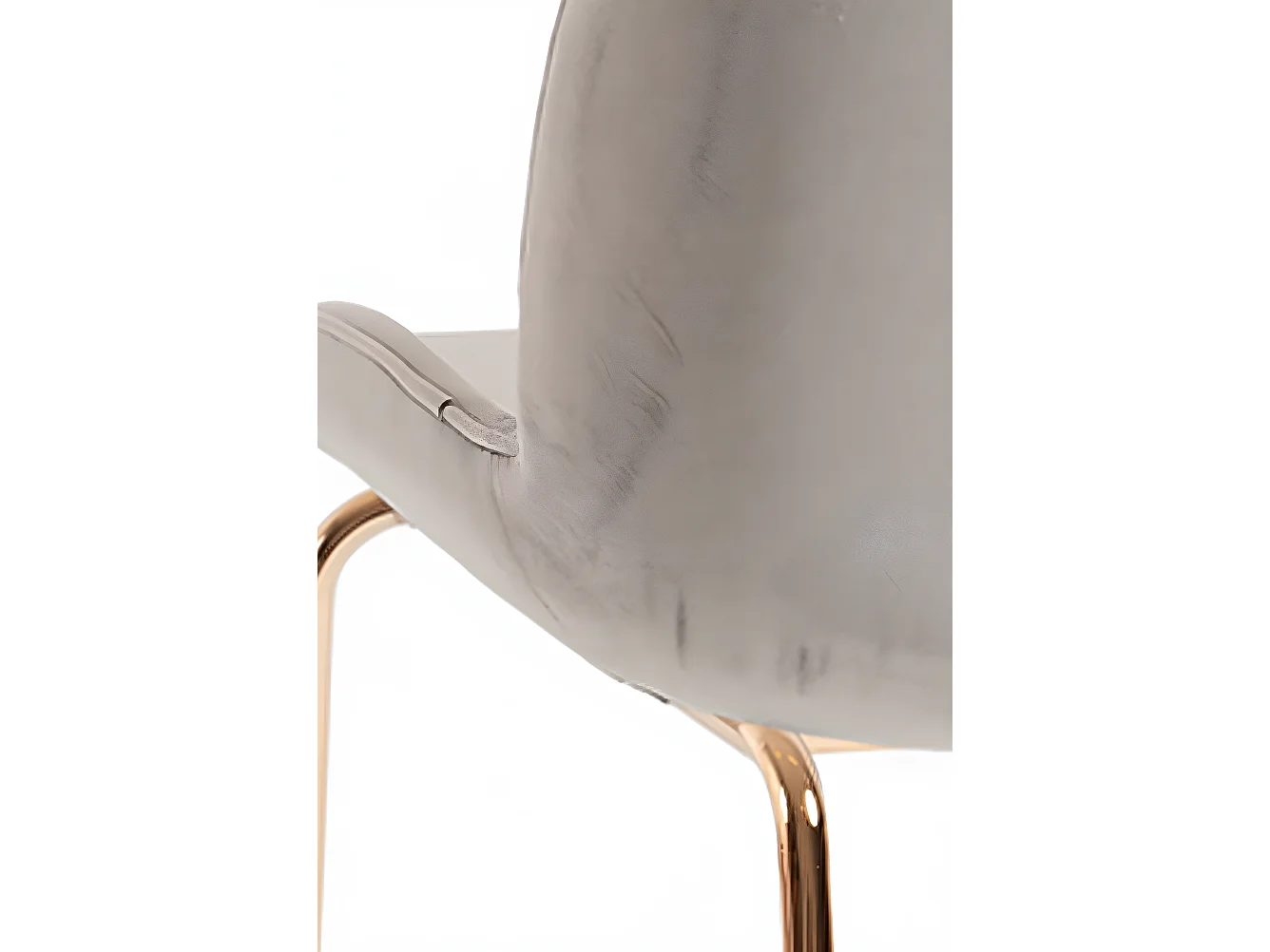 Sillas Comedor - Silla Bille Golden Terciopelo - Gris claro