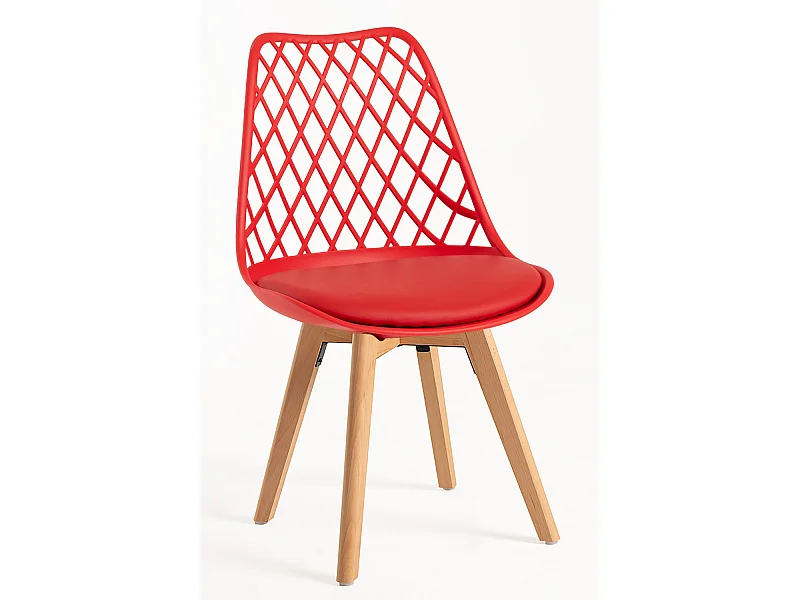 Packs Sillas Comedor - Pack 2 Sillas Mima - Rojo