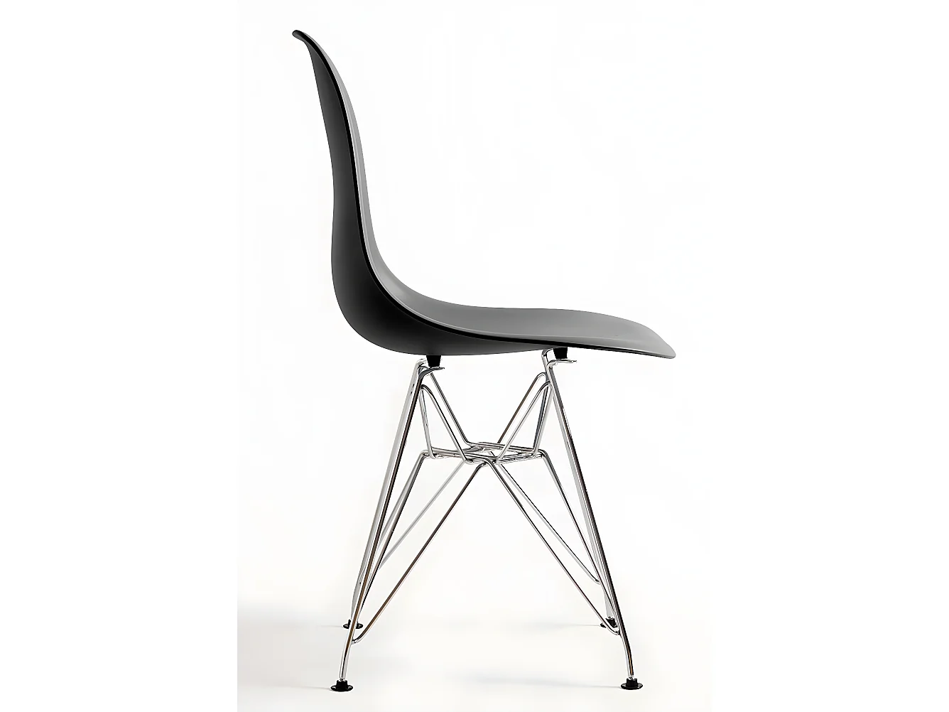 Pack 4 Sillas Tower Metálicas - Negro