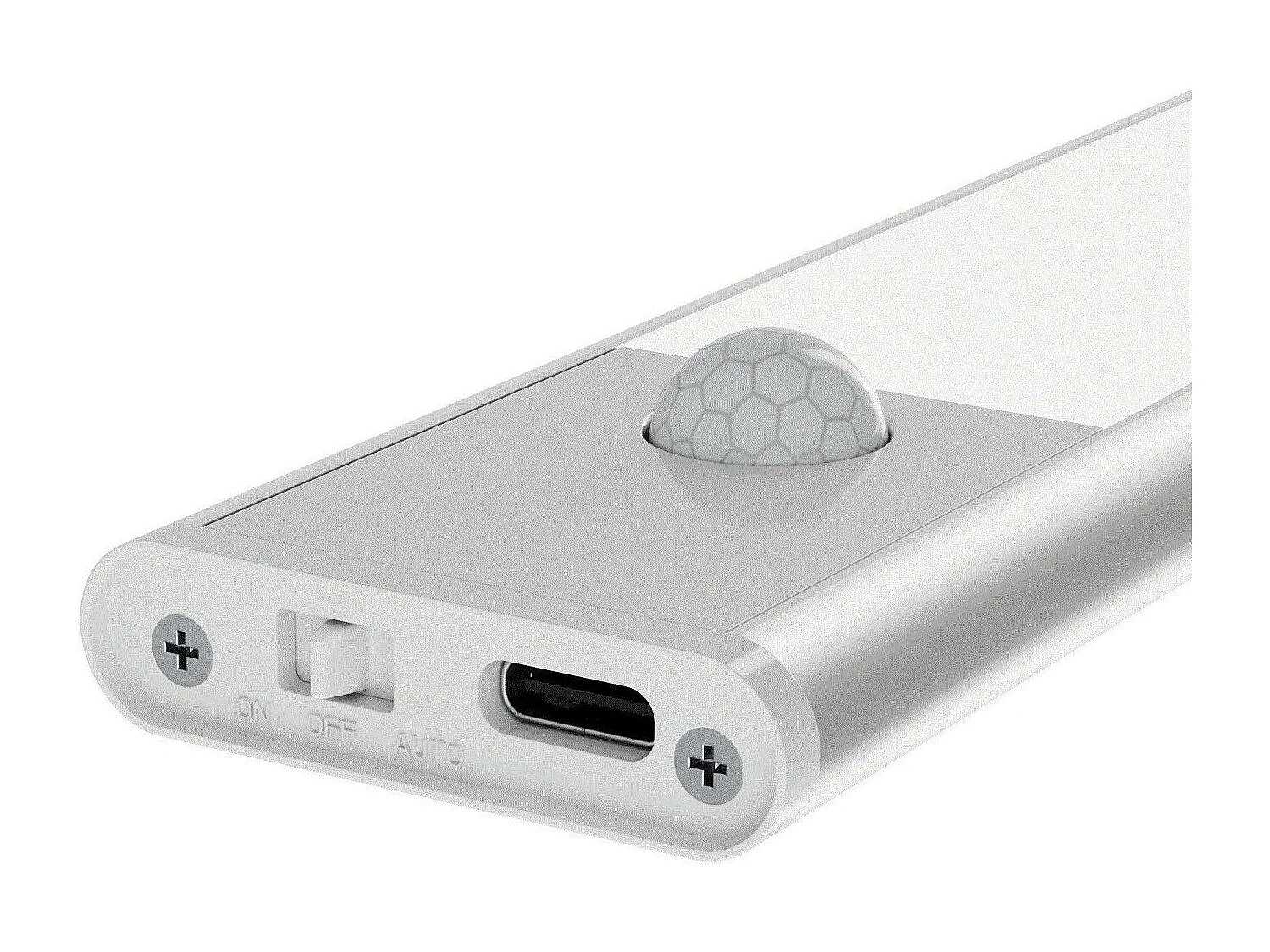 Barre LED 25cm avec Détecteur de Mouvement et Batterie Rechargeable USB C (3000K - 4000K - 6000K) Sélectionnable (chaud-neutre-froid)