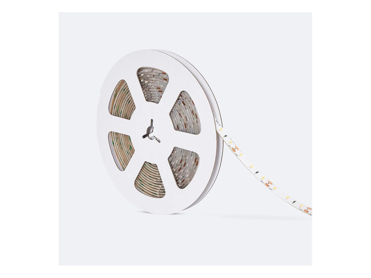 Ruban LED 12V SMD 60 LED/m 5m 5W/m 400lm/m Largeur 8mm Coupe 5cm IP65 2200K Super chaud