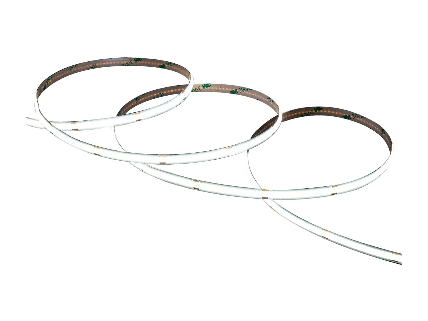 Tira LED 24V COB 320 LED/m Bobina 20m 11W/m 1100lm/m Ancho 8mm Corte 10cm IP20 CRI90 5000K Blanco Frío