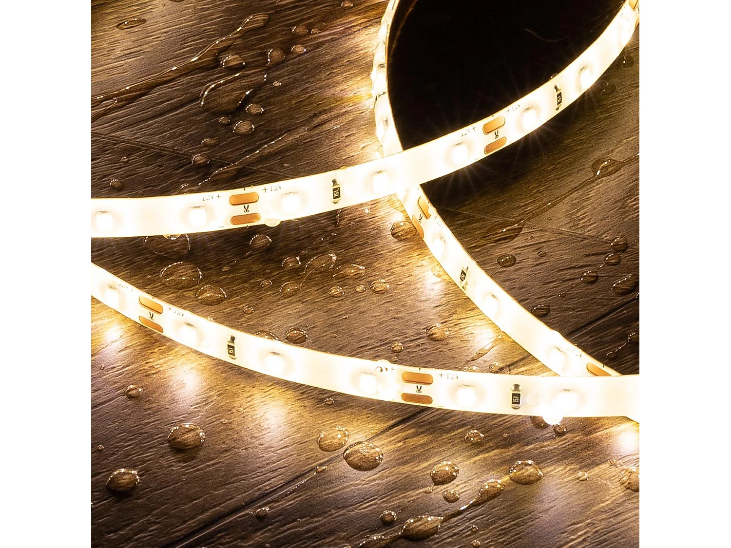 Tira LED 12V SMD 60 LED/m 5m 5W/m 400lm/m Ancho 8mm Corte 5cm IP65