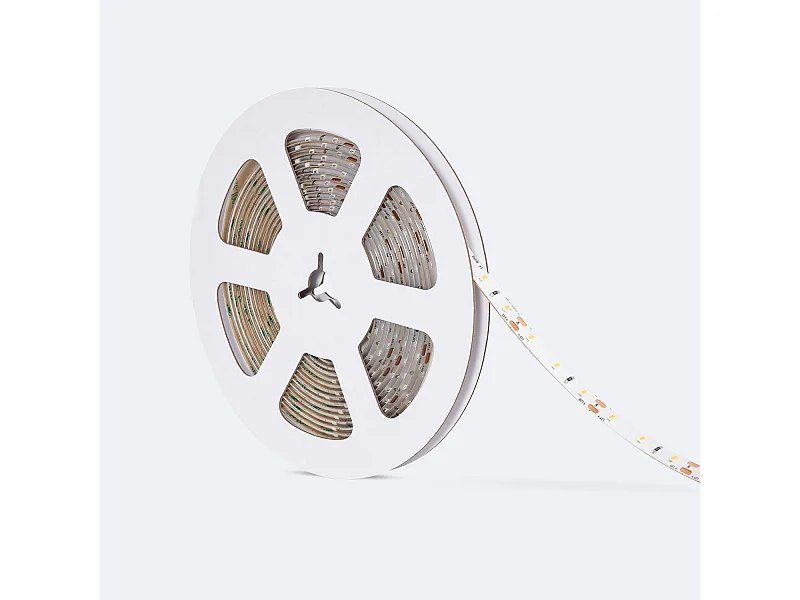 Tira LED 12V SMD 60 LED/m 5m 5W/m 400lm/m Ancho 8mm Corte 5cm IP65