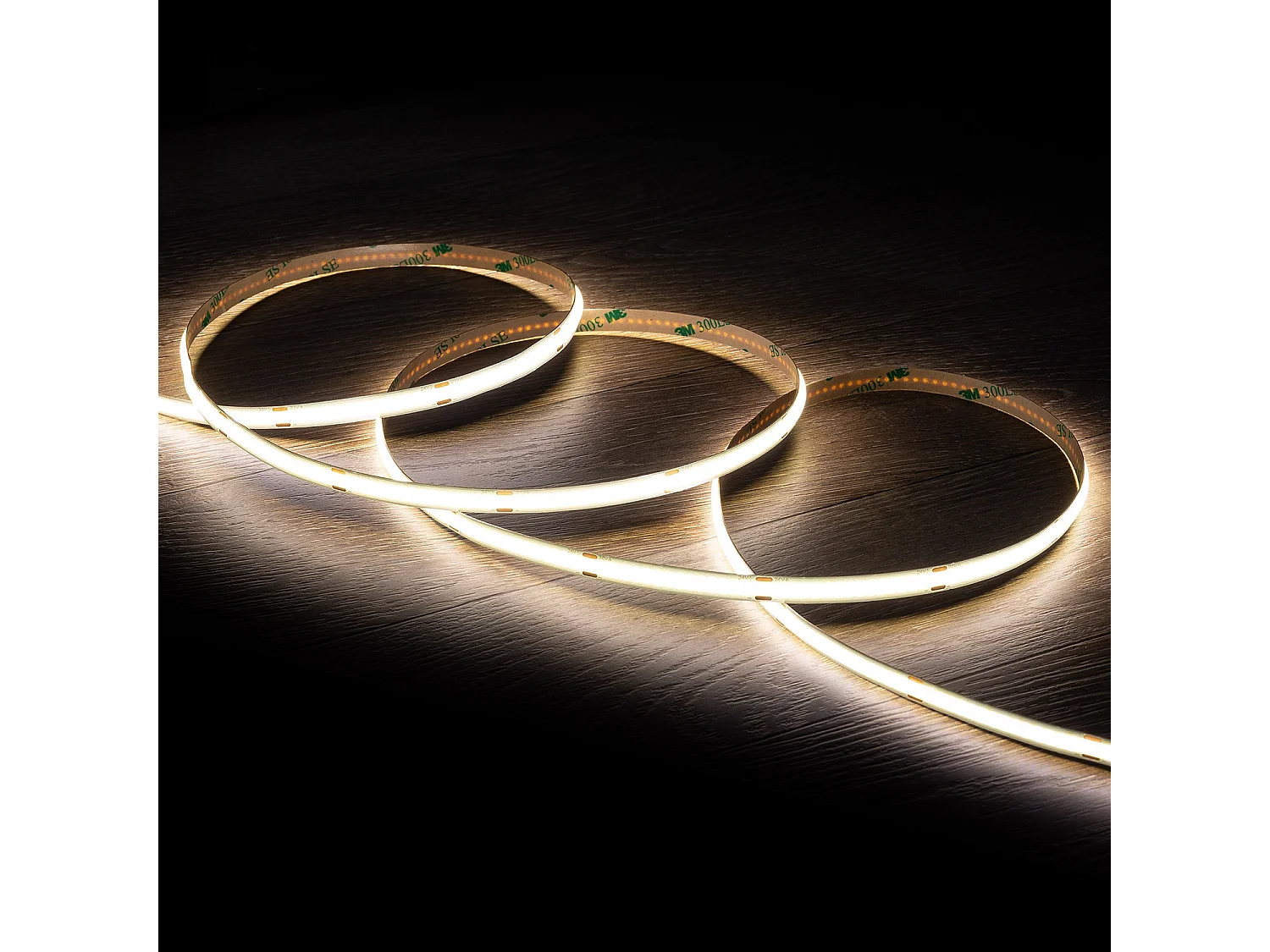 Tira LED 24V COB 320 LED/m Bobina 20m 11W/m 1100lm/m Ancho 8mm Corte 10cm IP20 CRI90 4000K Blanco Neutro