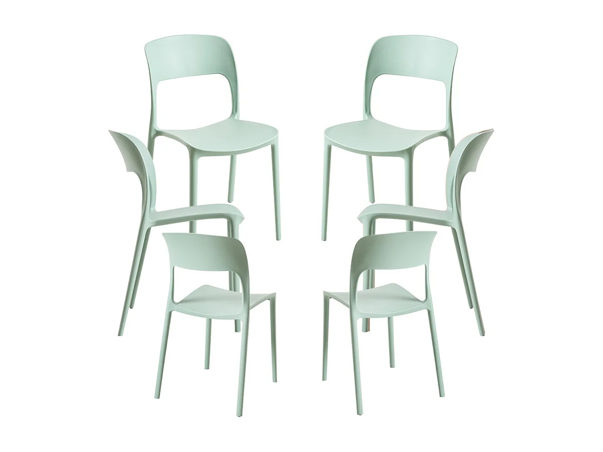 Packs Sillas Jardín - Pack 6 Sillas Inis - Celadón