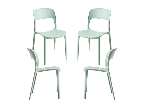 Packs Sillas Jardín - Pack 4 Sillas Inis - Celadón