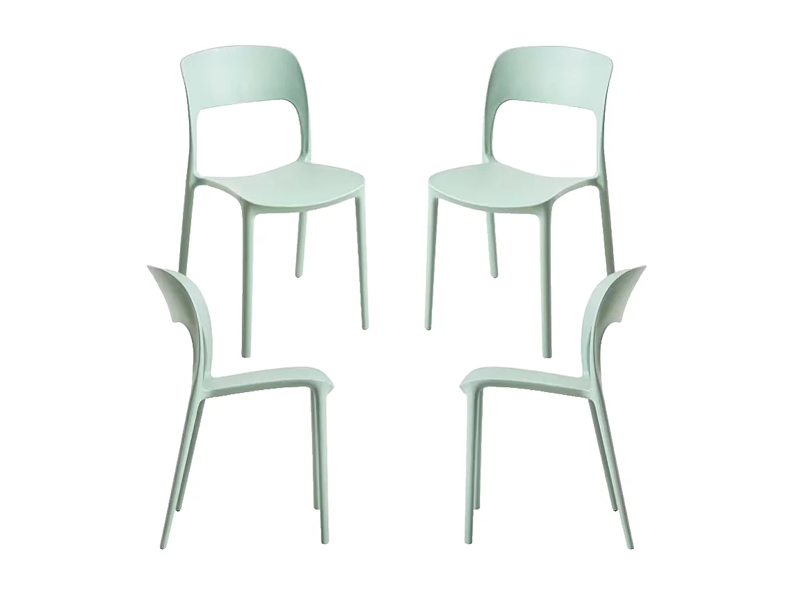 Packs Sillas Jardín - Pack 4 Sillas Inis - Celadón