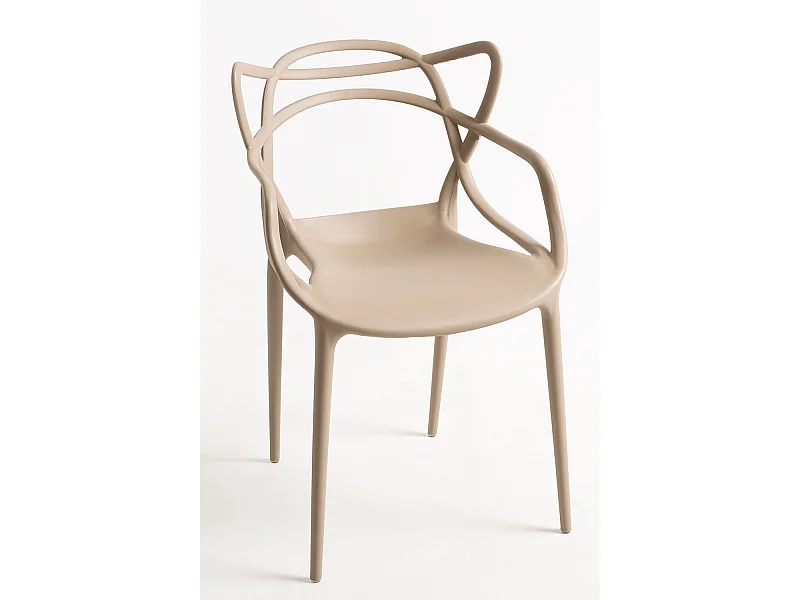 Packs Sillas Jardín - Pack 6 Sillas Korme - Beige