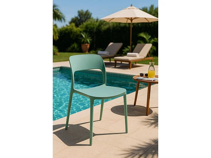 Sillas Jardín - Silla Inis - Celadón