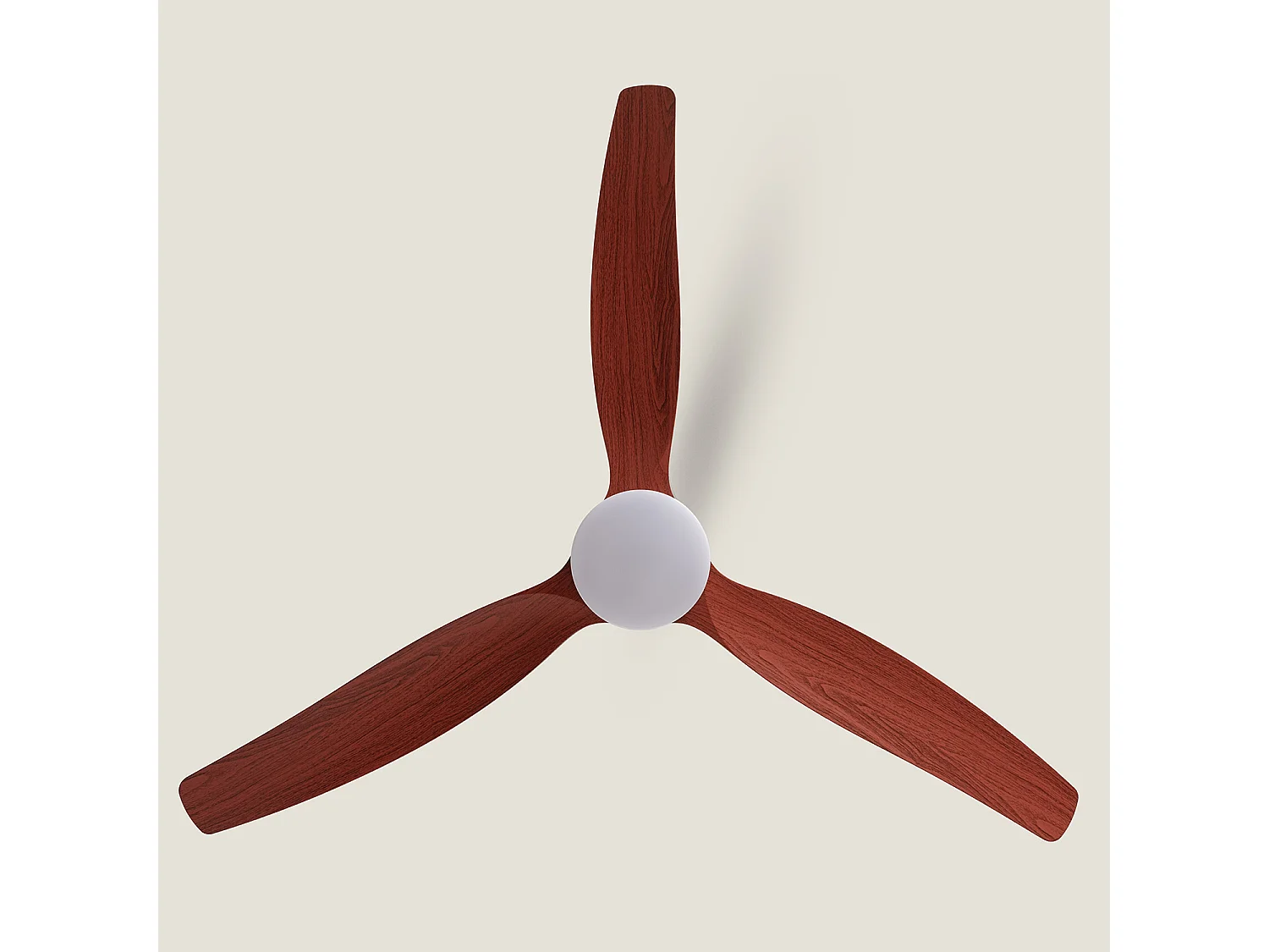 Ventilatore da Soffitto Silenzioso Angistri Bianco 132cm Motore DC Bianco CCT Con Luce, Telecomando, Wifi: False