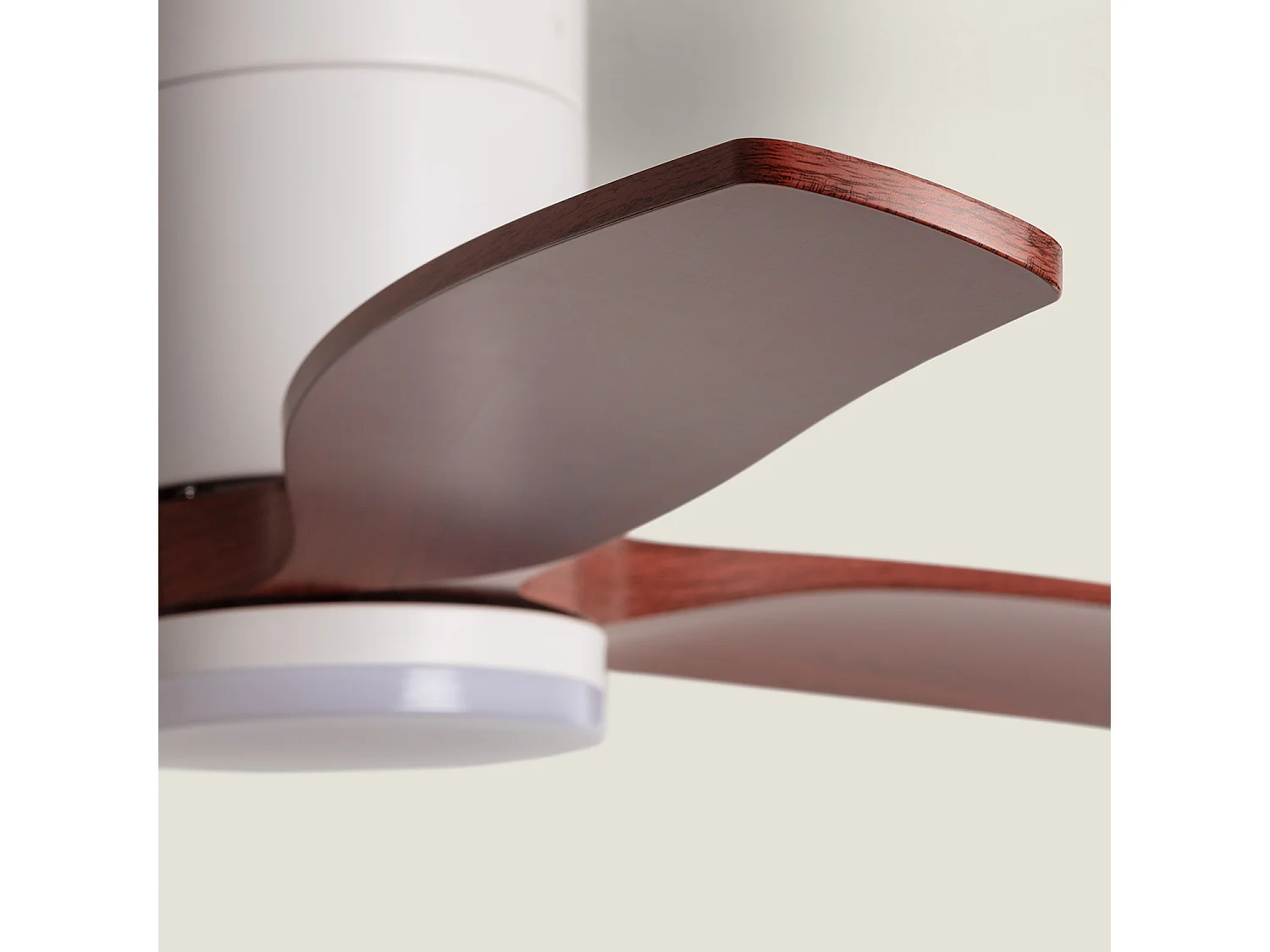 Ventilatore da Soffitto Silenzioso Angistri Bianco 132cm Motore DC Bianco CCT Con Luce, Telecomando, Wifi: False