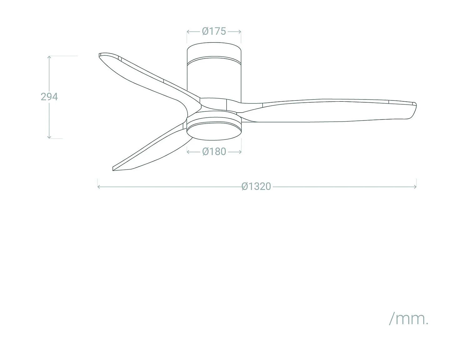Ventilatore da Soffitto Silenzioso Angistri Bianco 132cm Motore DC Bianco CCT Con Luce, Telecomando, Wifi: False