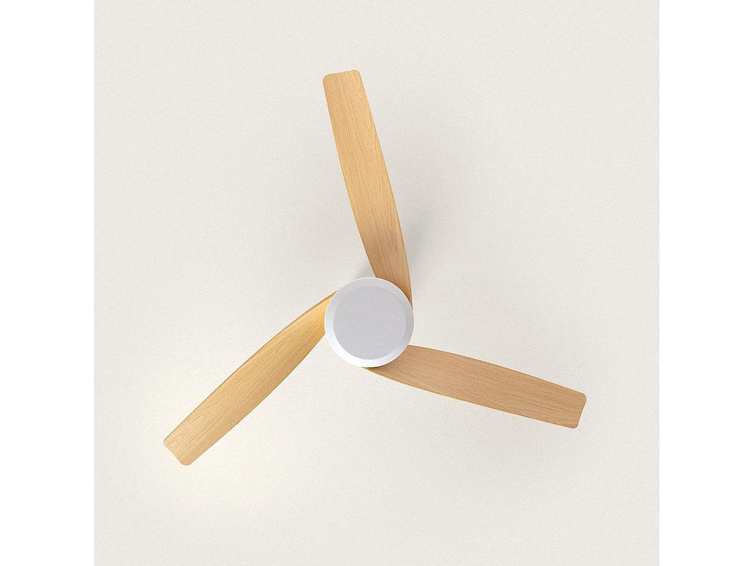 Ventilateur de Plafond Silencieux Eubea 132cm Moteur DC Blanc  Sans lumière, Télécommande, Wifi: False