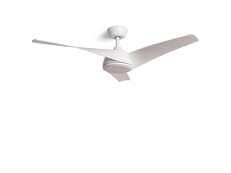 Ventilatore da Soffitto Silenzioso Eubea 132cm Motore DC Bianco Senza Luce, Controller a Parete + Telecomando, Wifi: False