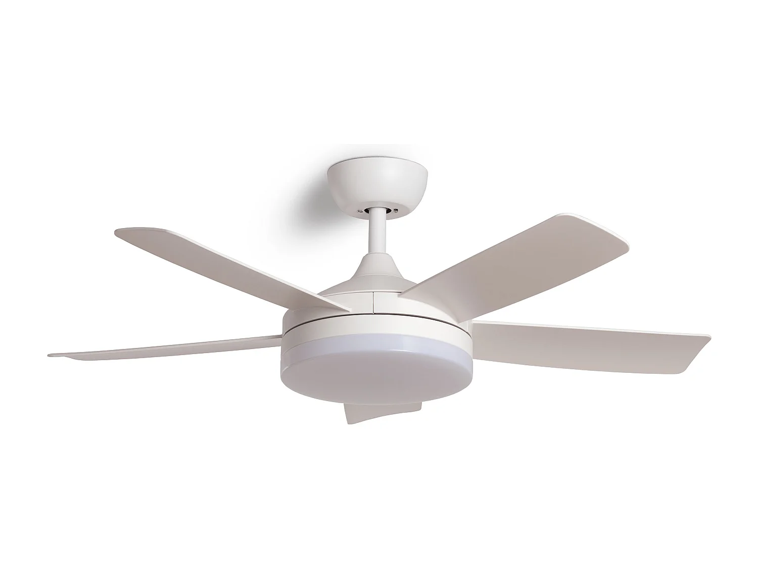 Ventilateur de Plafond Silencieux Patroclo Blanc 106cm Motor DC Blanc CCT Avec lumière, Télécommande, Wifi: False