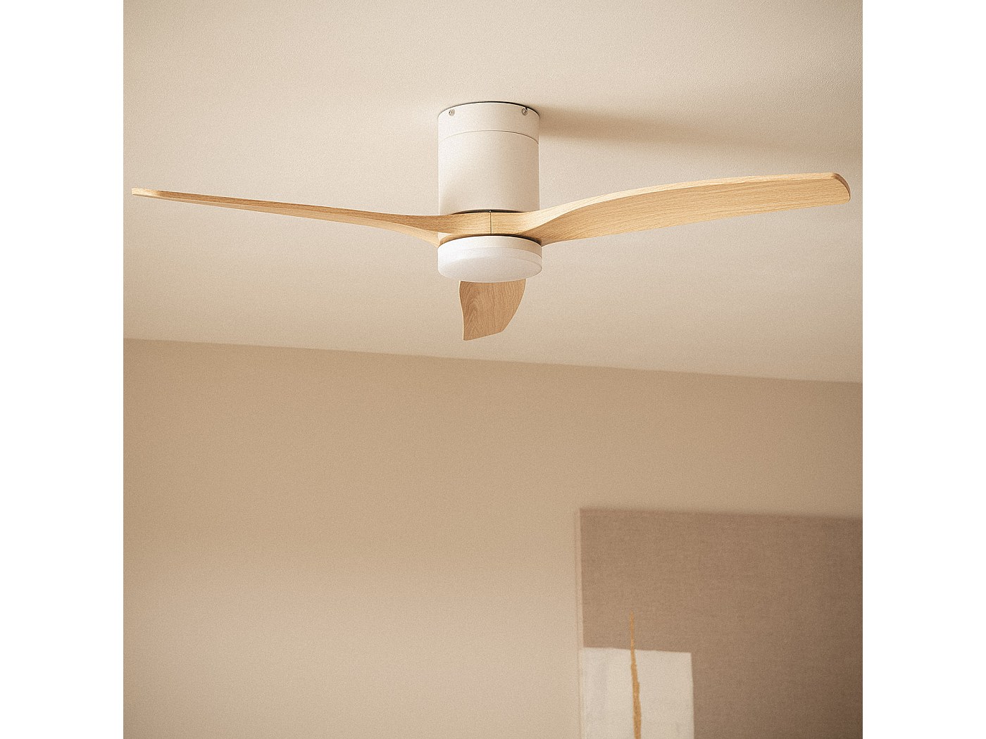 TechBrey Ventilatore da Soffitto Silenzioso Hidra Nero 157cm Motore DC
