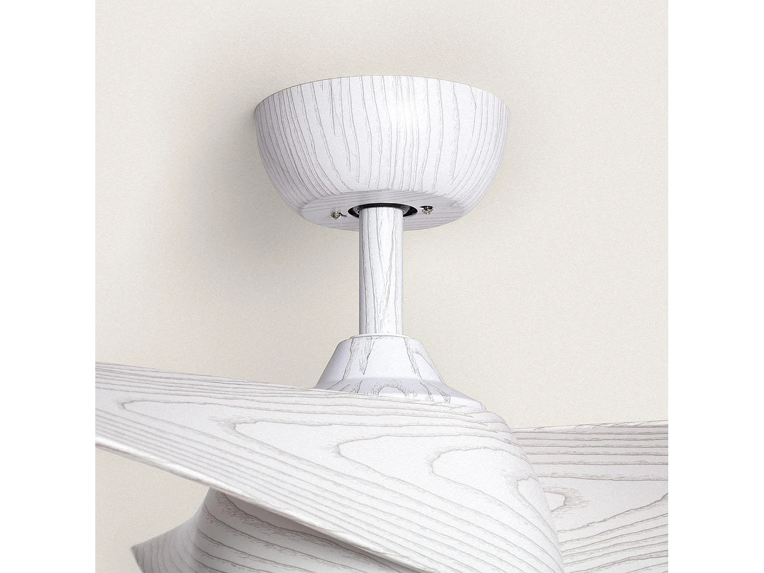Ventilateur de Plafond Silencieux Eubea 132cm Moteur DC Bois blanc CCT Avec lumière, Télécommande, Wifi: False