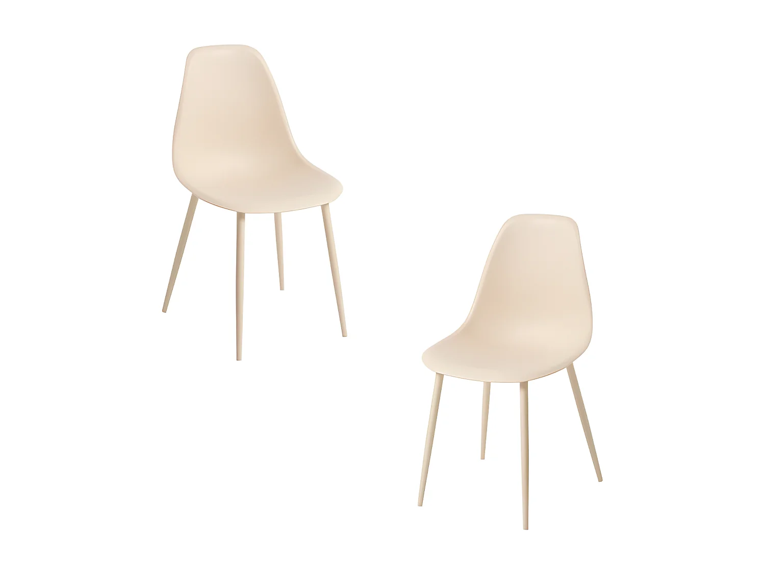 Packs Sillas Comedor - Pack 2 Sillas Mykle Total - Beige