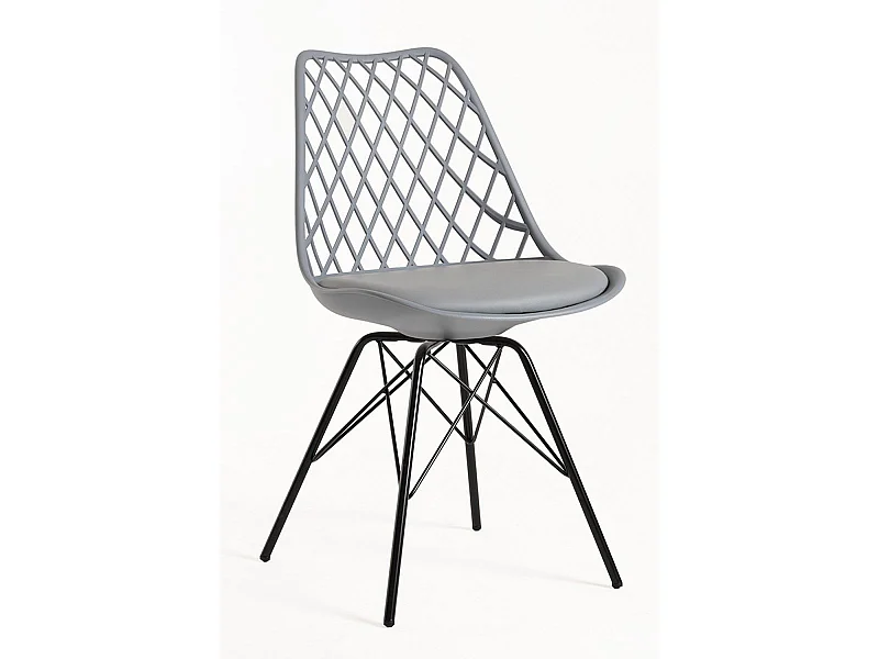 Packs Sillas Comedor - Pack 6 Sillas Iron Mima - Gris claro