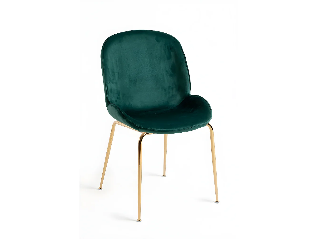 Sillas Comedor - Silla Bille Golden Terciopelo - Verde