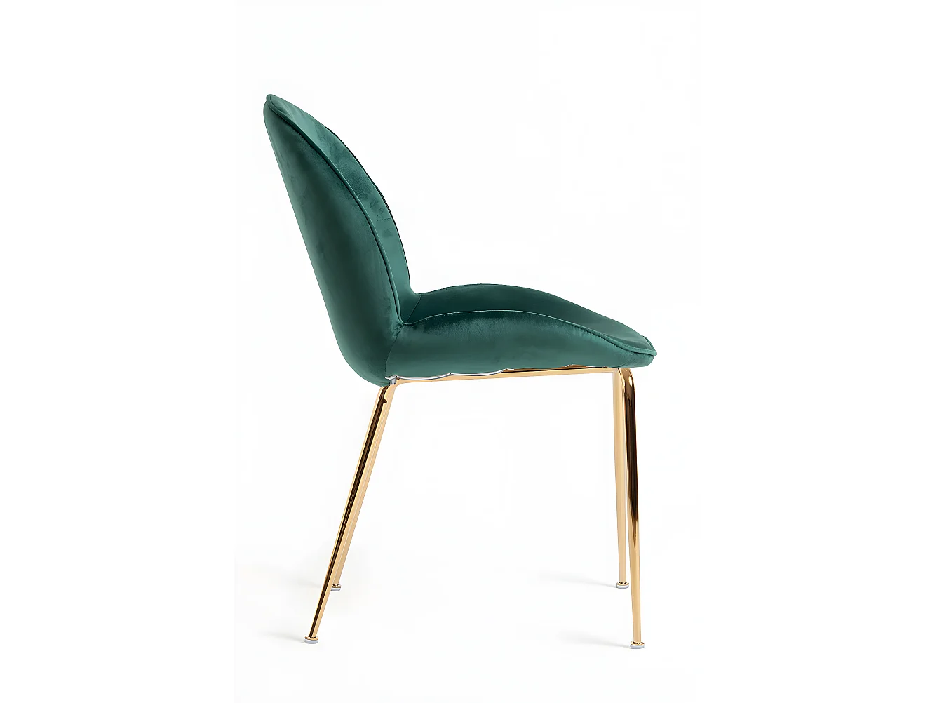 Sillas Comedor - Silla Bille Golden Terciopelo - Verde