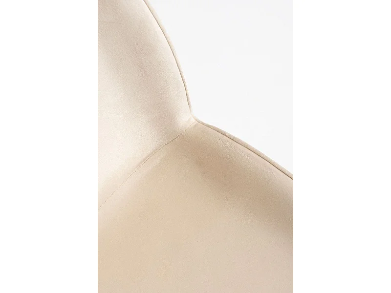 Sillas Comedor - Silla Bille Black Terciopelo - Beige