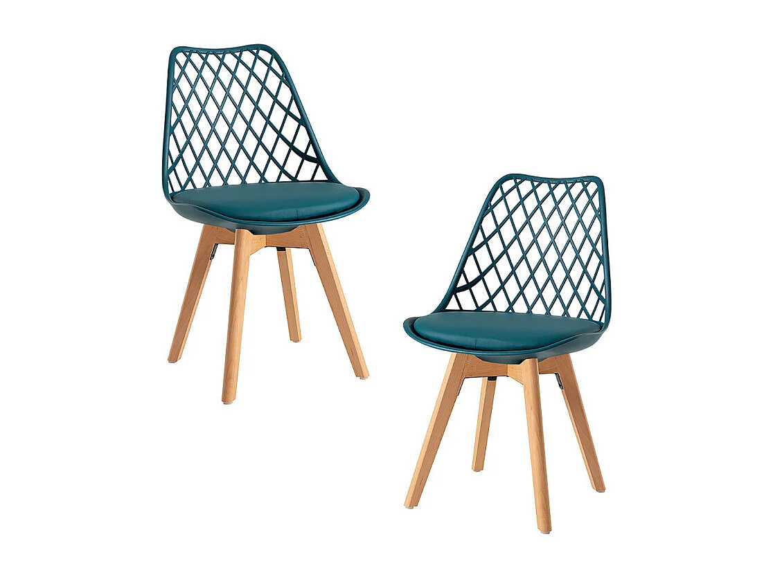 Packs Sillas Comedor - Pack 2 Sillas Mima - Verde azulado