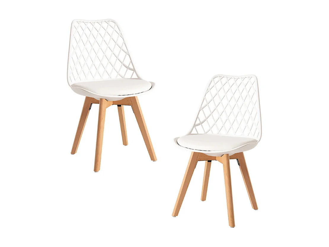 Packs Sillas Comedor - Pack 2 Sillas Mima - Blanco