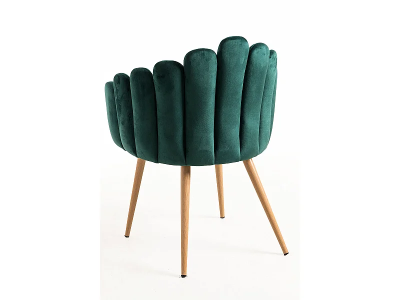 Packs Sillas Comedor - Pack 4 Sillones Main Terciopelo - Verde