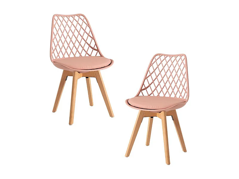 Packs Sillas Comedor - Pack 2 Sillas Mima - Rosa Avellana