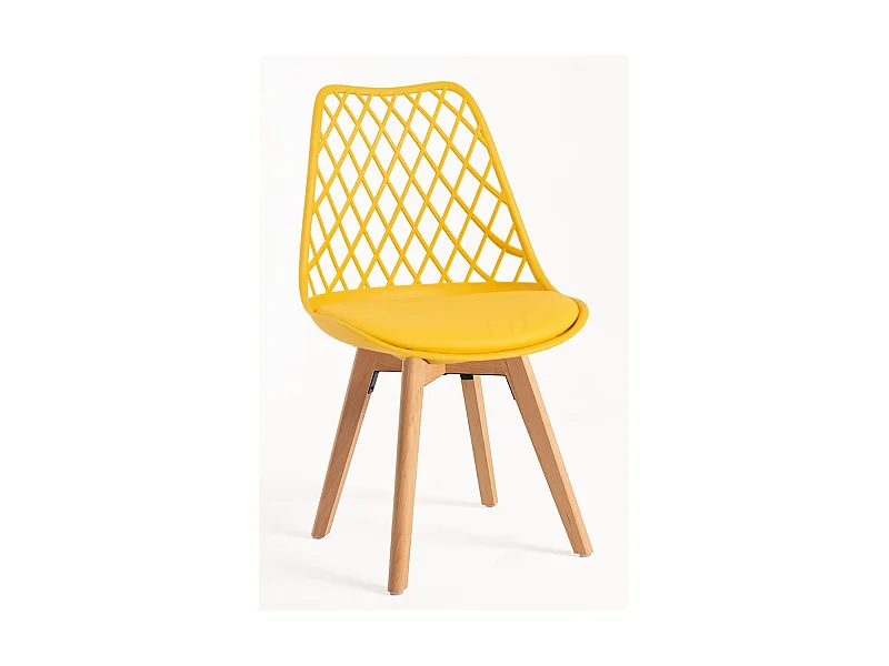 Packs Sillas Comedor - Pack 4 Sillas Mima - Amarillo